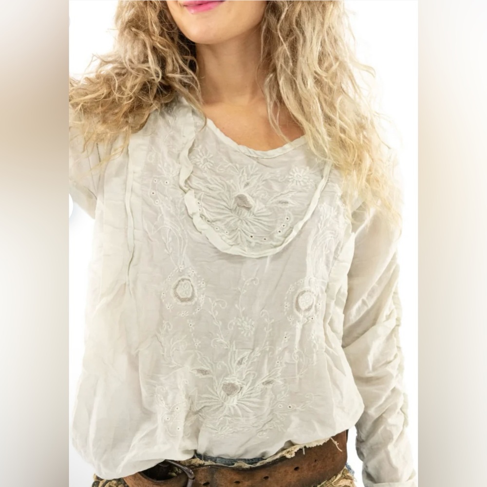 Magnolia Pearl Into the Groove Blouse - Picture 3 of 16